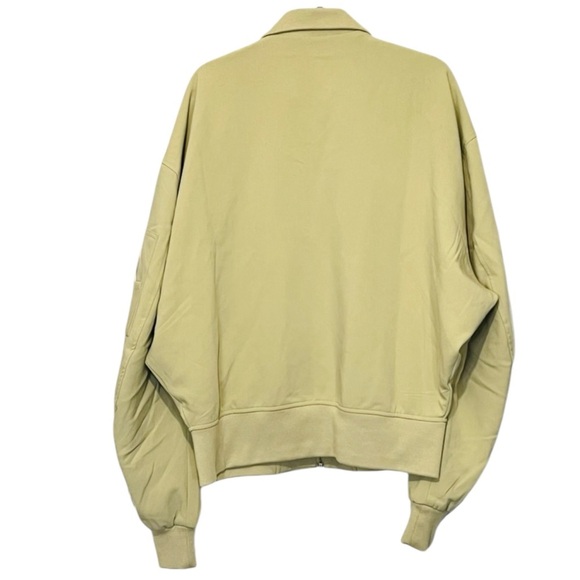 WEWOREWHAT | Twill Bomber Jacket, Women’s, Color Tan, Oversized Size XS, NWOT - Picture 6 of 12